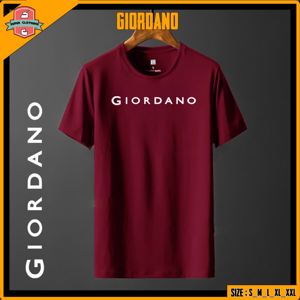 KAOS GIORDANO- T-SHIRT GIORDANO GRADE ORI