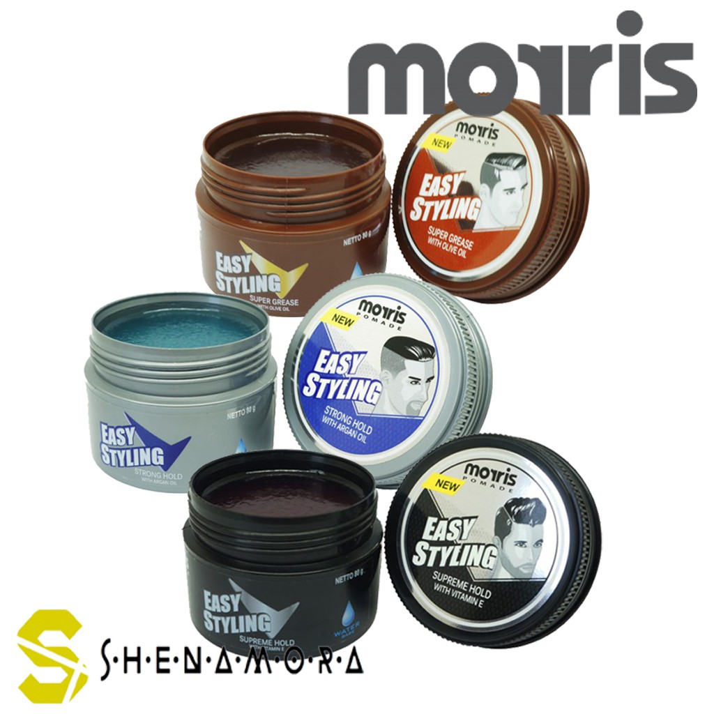 Morris Pomade Easy Styling Water Base / Medium Hard  80 Gram