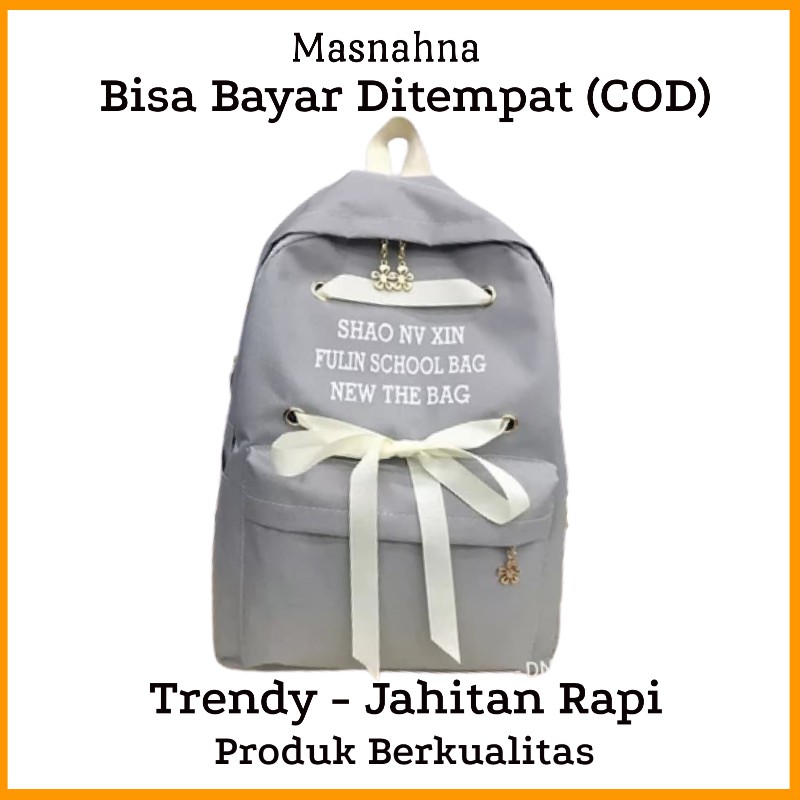 Tas Anak Sekolah Tsum Tsum Ransel TK & PG Bahan Kain