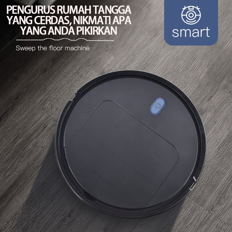 menyapu, mengepel, dan menyedot debu 3-in-1 Vacum Robot Pembersih Debu Lantai Smart Vakum Vacuum Cleaner