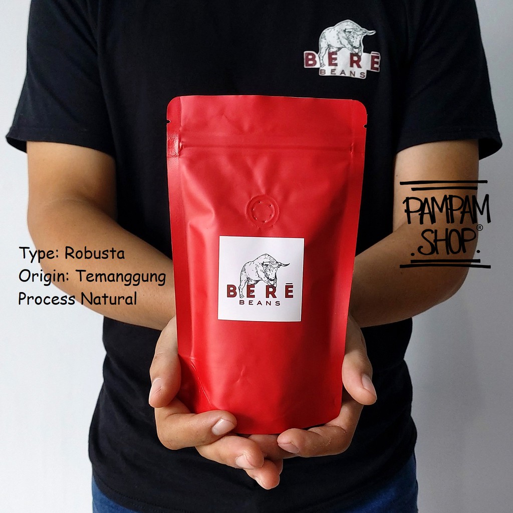 Kopi Robusta Temanggung Jawa Tengah Indonesia 100 GRAM Biji Bubuk Coffee Beans Giling Bean Tubruk