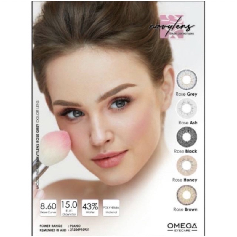 Softlens Navylens Rose by Omega NORMAL dia 15 (BIG EYES)