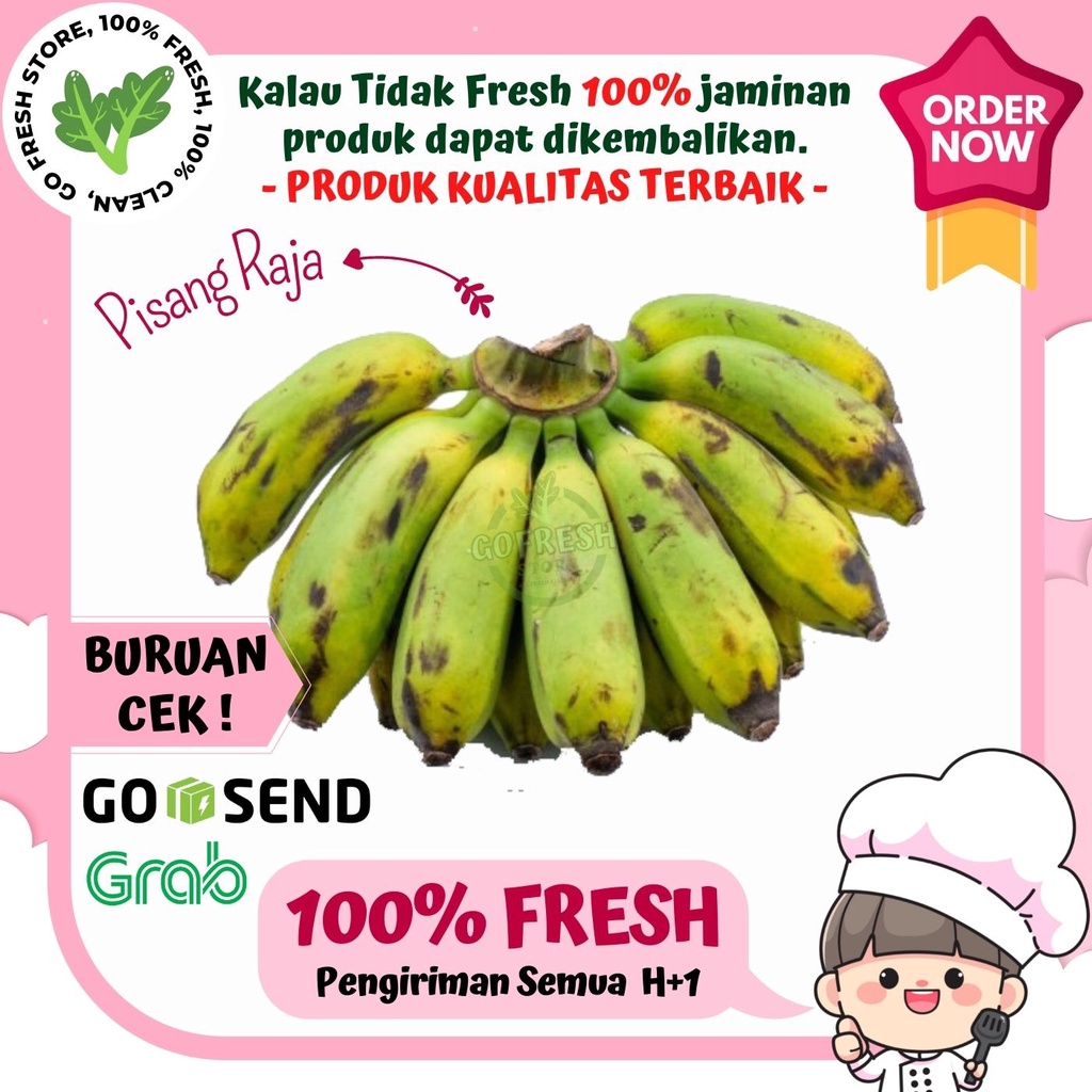 

PISANG RAJA BUAH SEGAR 1 SISIR MURAH