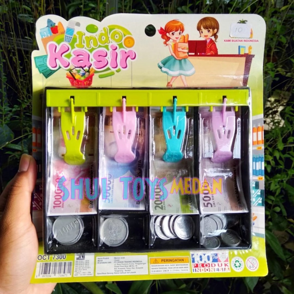 MAINAN EDUKASI ANAK KASIR INDO/MAINAN KASIR KASIRAN ANAK/KASIR KOIN