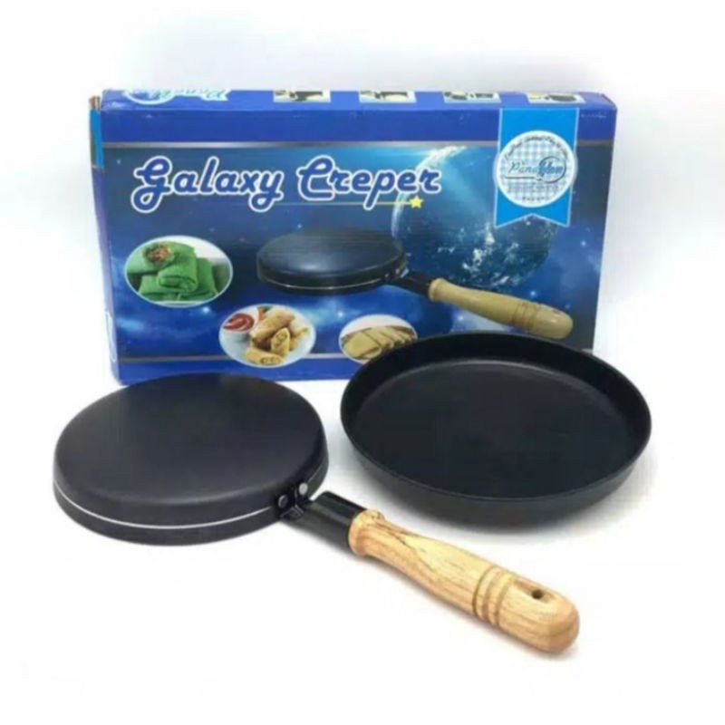GALAXY CREPER Cetakan Crepes / Cetakan Kue Dadar Gulung / Cetakan Kulit Lumpiah / Wajan Kulit Lumpia