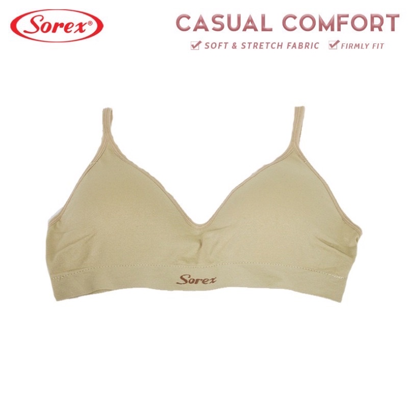 Sorex Bra Tanpa Kawat Busa Kait 2 Setara Cup B Bra Harian Casual Comfort BH 65001 - Sorex Bra