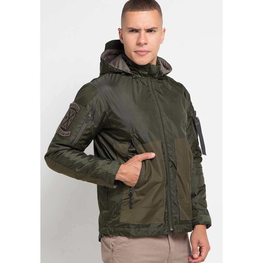 Jaket Hoodie Asli MGee 3451C Hunter Green