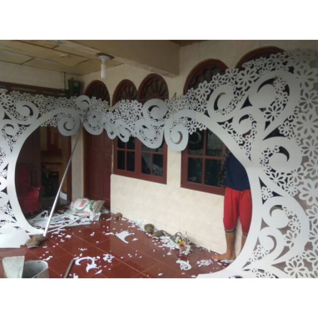 Pelaminan karet spons tebal 1cm