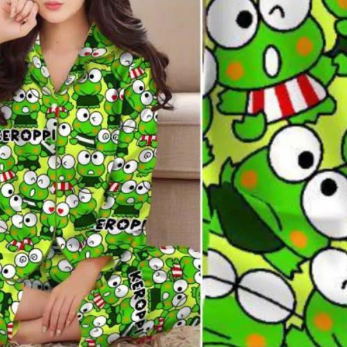♣ Alvaro17outlet piyama/baju tidur ( PP) KEROPPI ✵