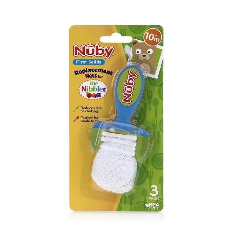 Nuby Replacement Nets For The Nibbler - Jaring Pengganti