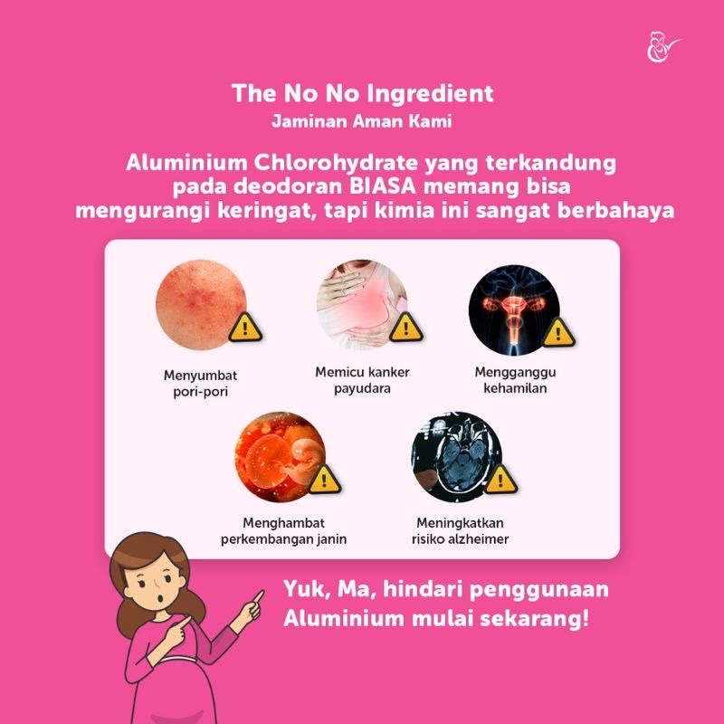 Mama Choice Deodorant Dry Serum Penghilang Bau Badan Ketiak Ibu Hamil