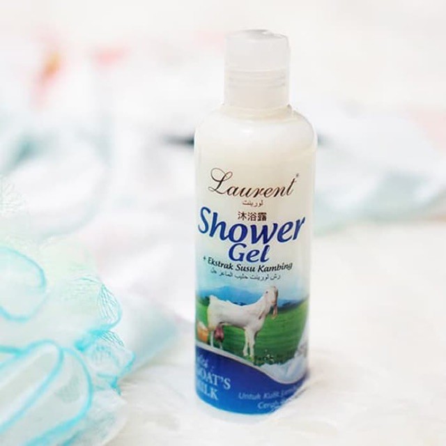 Laurent Shower Gel Goats Milk Sabun Mandi Cair Ekstrak Susu Kambing