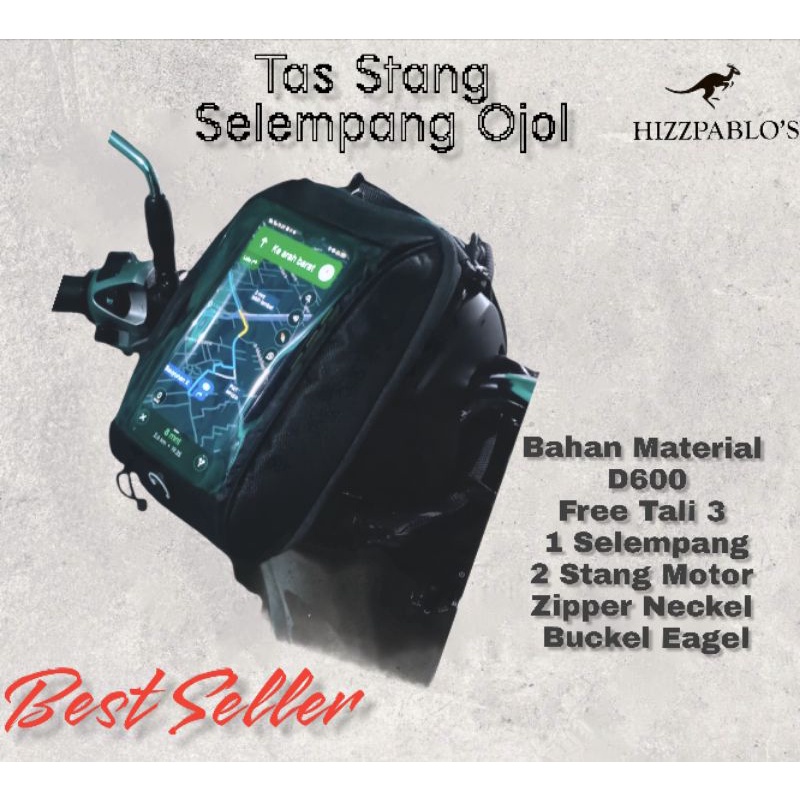 HOLDER HANDPHONE STANG GOJEK WATERPROOF TAS HANDPHONE GRAB ANTI AIR HOLDER HP WATERPROOF TAS HOLDER 