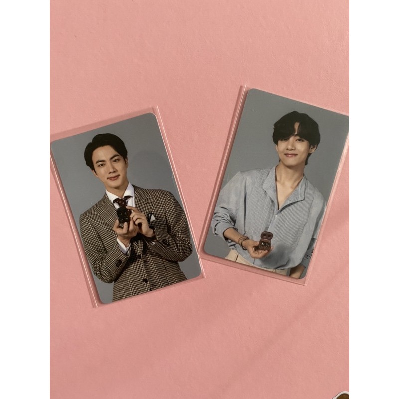 BTS PC Lamaran Samsung Galaxy Buds Live Photocard Jin & V