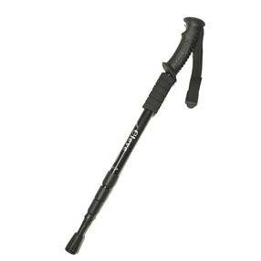 GS8 Tongkat Hiking Trekking Telescopic 4 Section Cleye E4103 Black