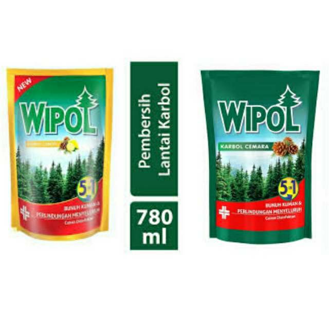 Wipol Pembersih Karbol 780ml,240ml,750ml botol