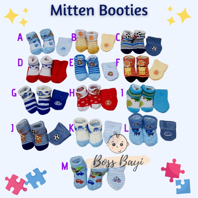 Mitten Booties Sarung Tangan Kaki Bayi Carters Carterlove