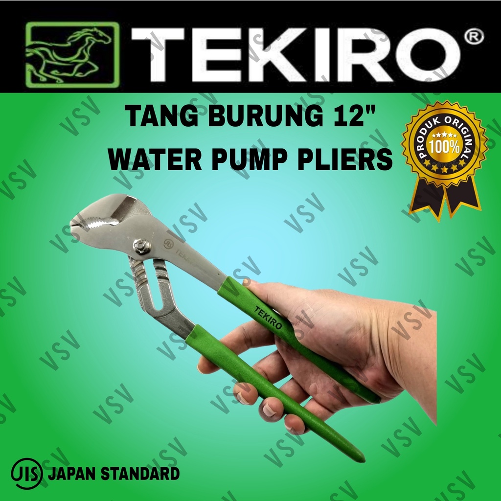 TEKIRO Tang Burung 12&quot; Quick Joint Water Pump Pliers Tang Jepit Pipa