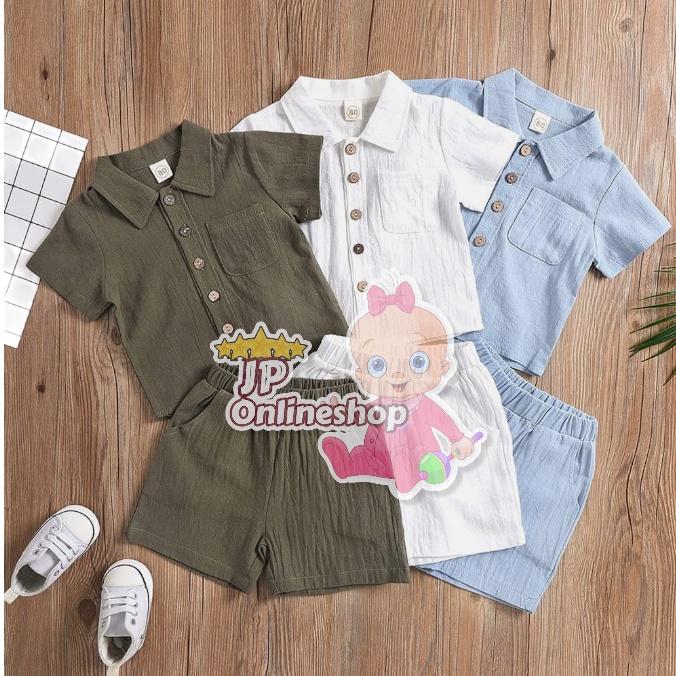 Setelan Blotona (SNI) // Stelan Kemeja Anak Bahan IMPORT PREMIUM