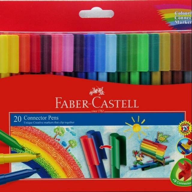 

Connector Pen Faber Castell 20 Warna