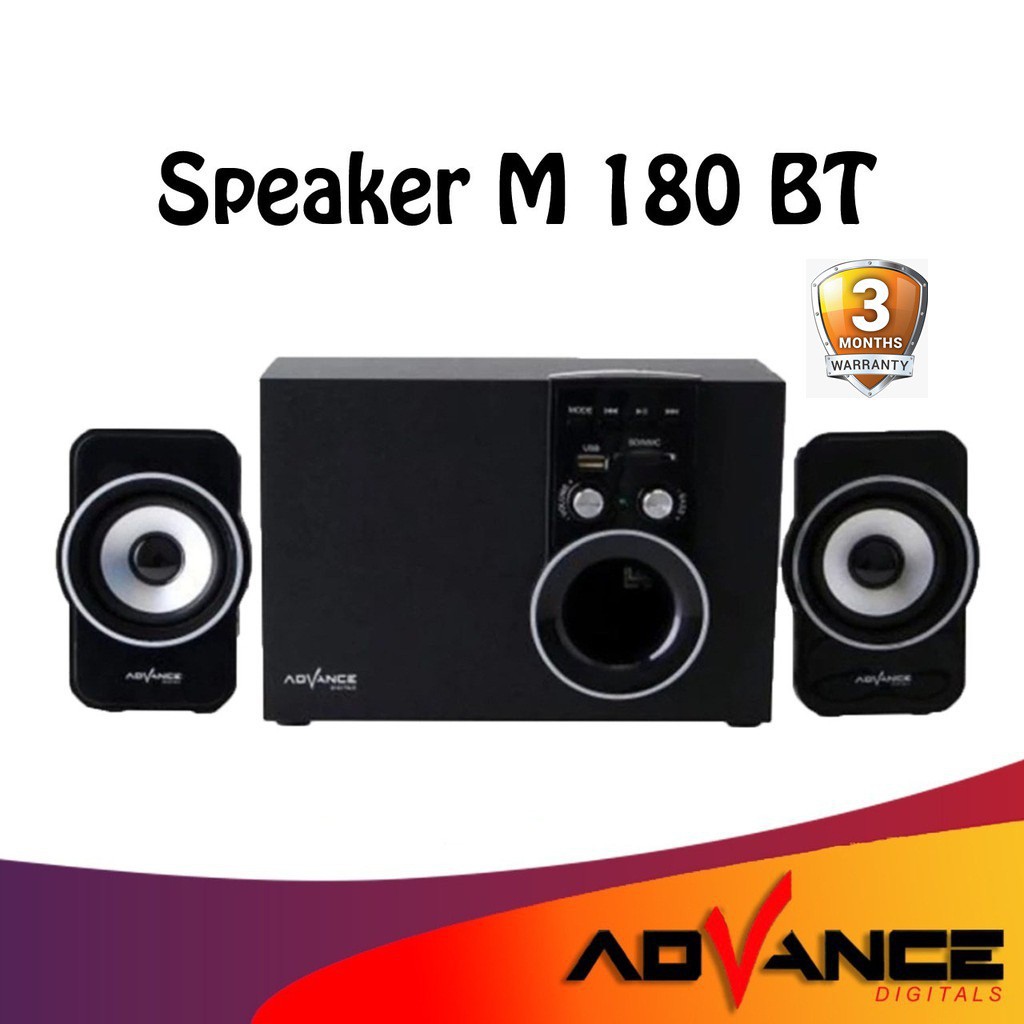 Speaker Advance Bluetooth Seri M180BT Mega Bass  original advance