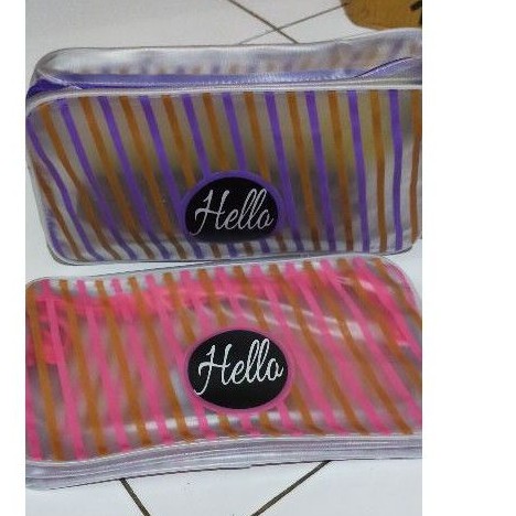 Dompet Tas kosmetik Anti Air Bahan PVC Cosmetic Organizer Travel Bag