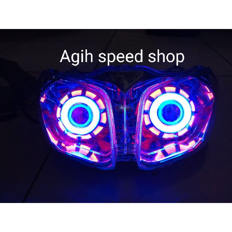 lampu depan jupiter robot reflektorr depan jupiter z robot custom proji tinggal pasang