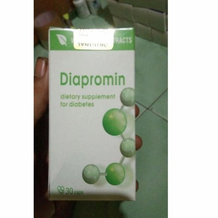 Diapromin Asli Original Obat Diabetes Efektif Menurunkan Kadar Gula