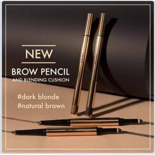 Browit Brow Pencil And Blending Cushion 2 IN 1 Waterproof Eyebrow by Nongchat | Pensil Alis