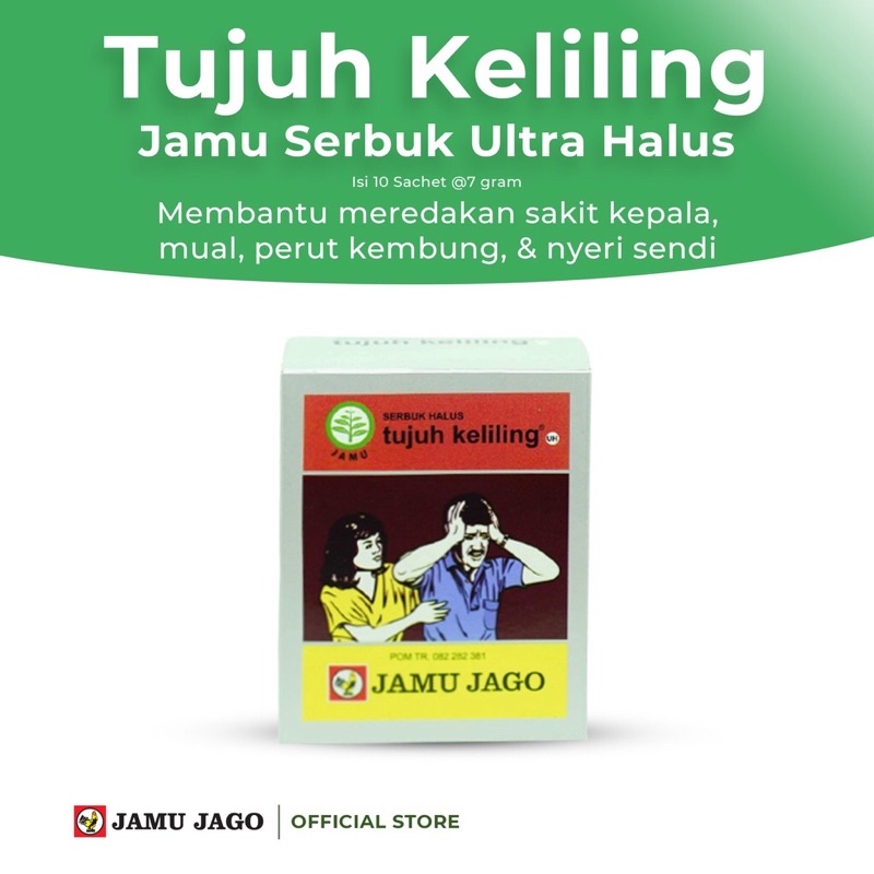 

Tujuh Keliling Jamu Jago - Isi 10 Sachet @7gram