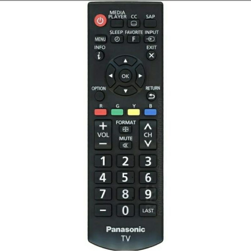 Remote  PANASONIC TV LED LCD PLASMA Ori