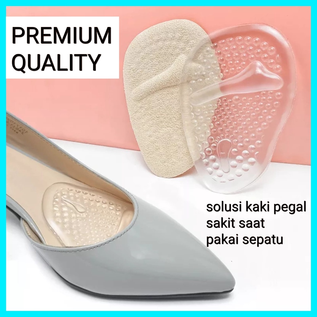 INSOLE SEPATU GEL INSOLE SEPATU DEPAN SHOE PAD GEL GANJALAN SEPATU