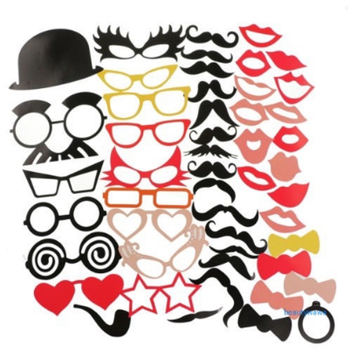 Photo Booth Party Properties (50pcs)