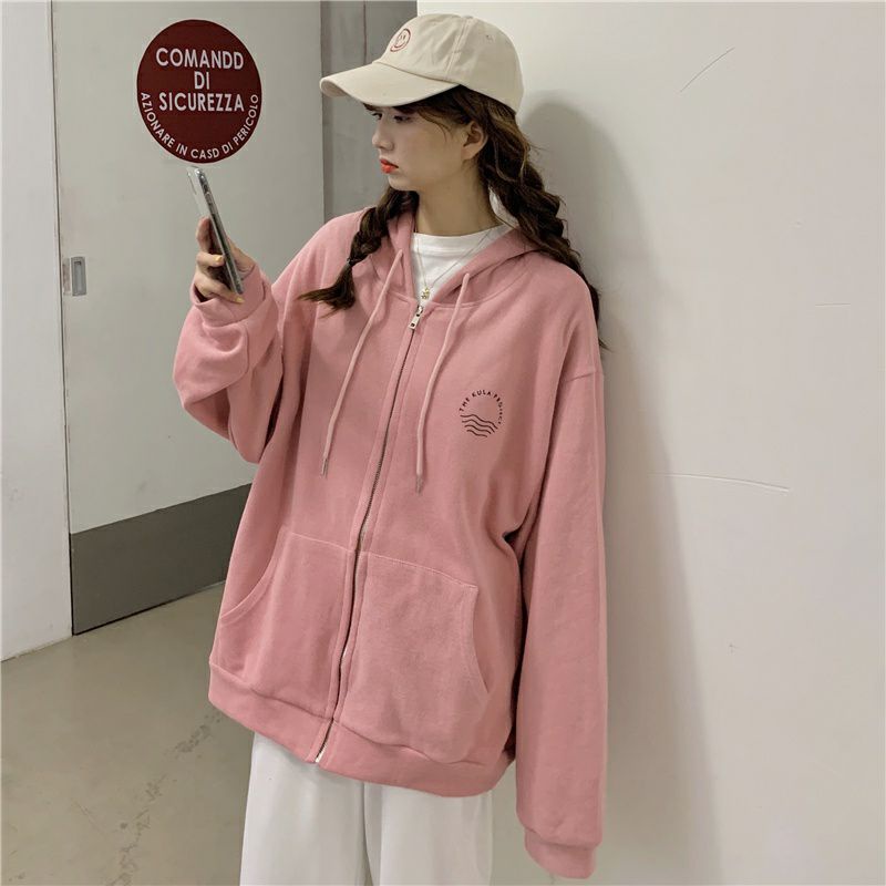 S - XXXXXL(6XL) Zip Hoodie OVERSIZE Korean Style BIG SIZE Jaket Resleting THE KULA PROJECT Harajuku Style Unisex Jumbo Fleece Harajuku S M L XL 2XL 3XL 4XL 5XL 6XL Cream Dusty Pink