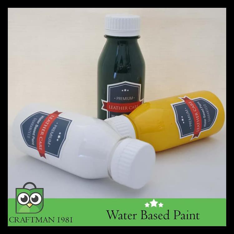 

cat kulit leather paint untuk sepatu tas jaket gratis kuas kecil CUCI GUDANG