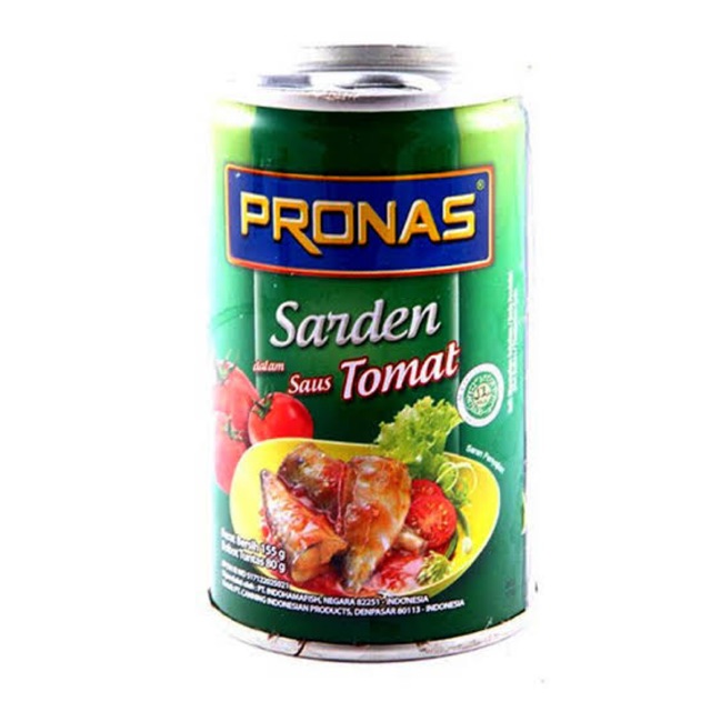 

Pronas Sardines Dengan Saus Tomat 155 gr