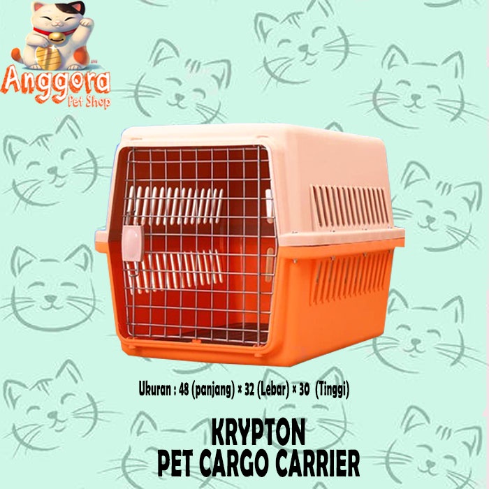 Pet Carrier / Pet Cargo Kucing Anjing dan hewan peliharaan ( GRAB GOJEK )