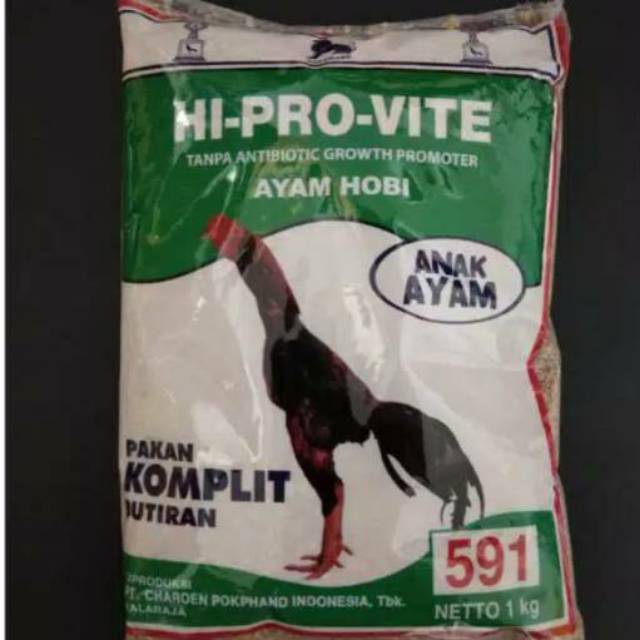 Pur 591 HI PRO VITE pakan ayam bangkok