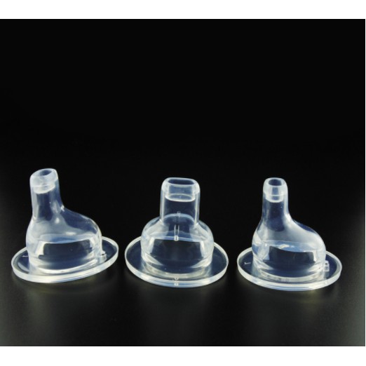 BSS Empeng Puting Dot Botol Model Mulut Bebek