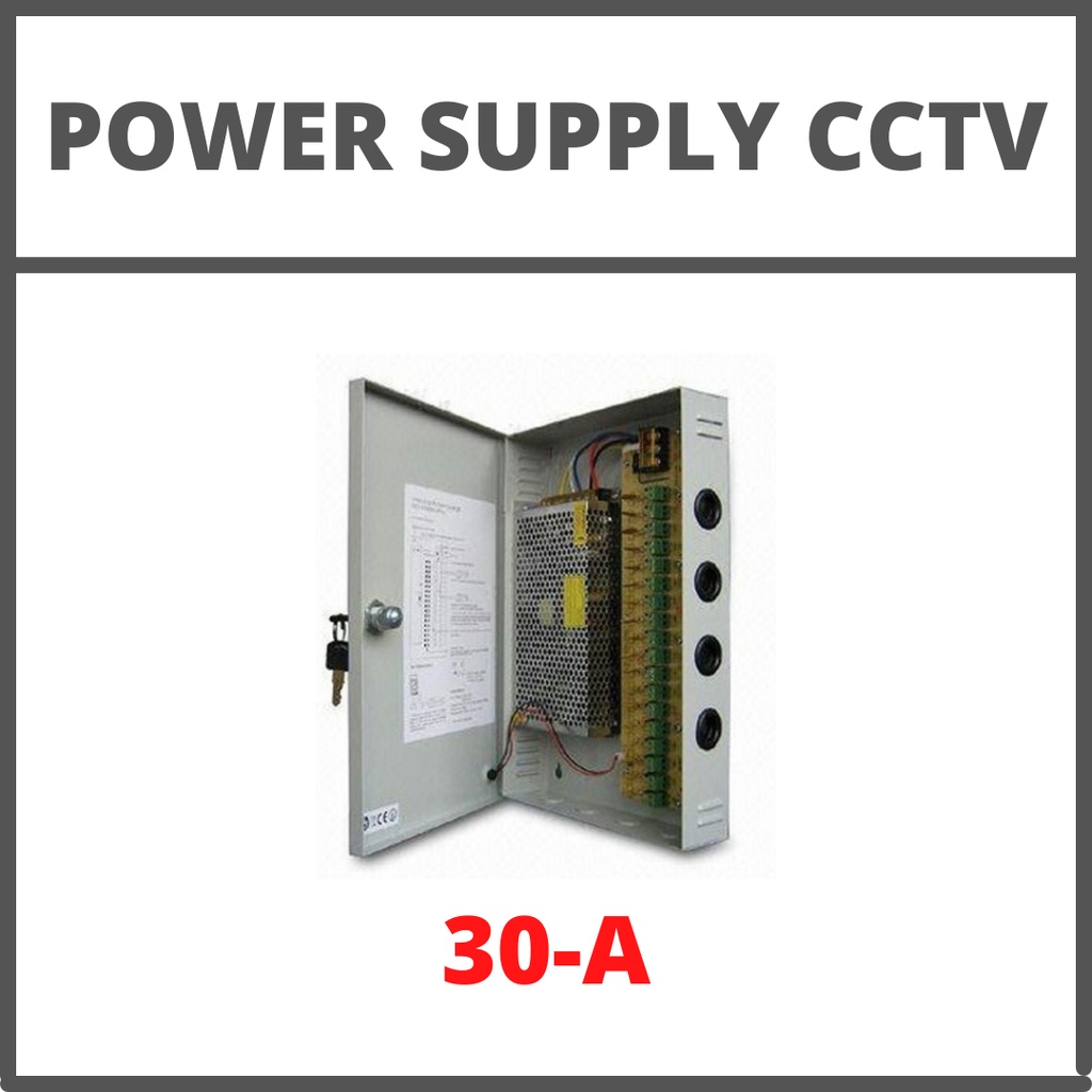 POWER SUPPLY CCTV BOX 30A