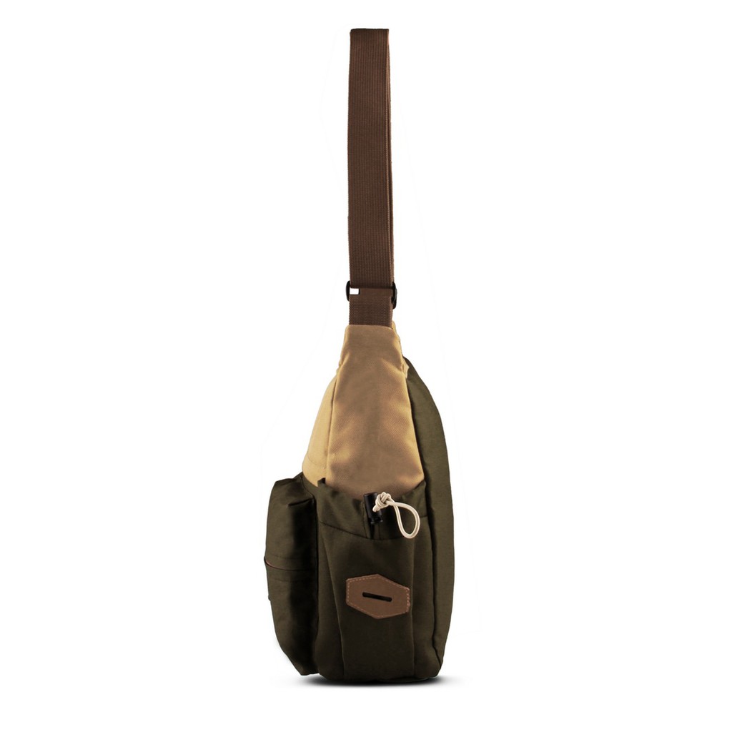tas selempang pria – tas selempang wanita – Atva Bounce Series Khaki