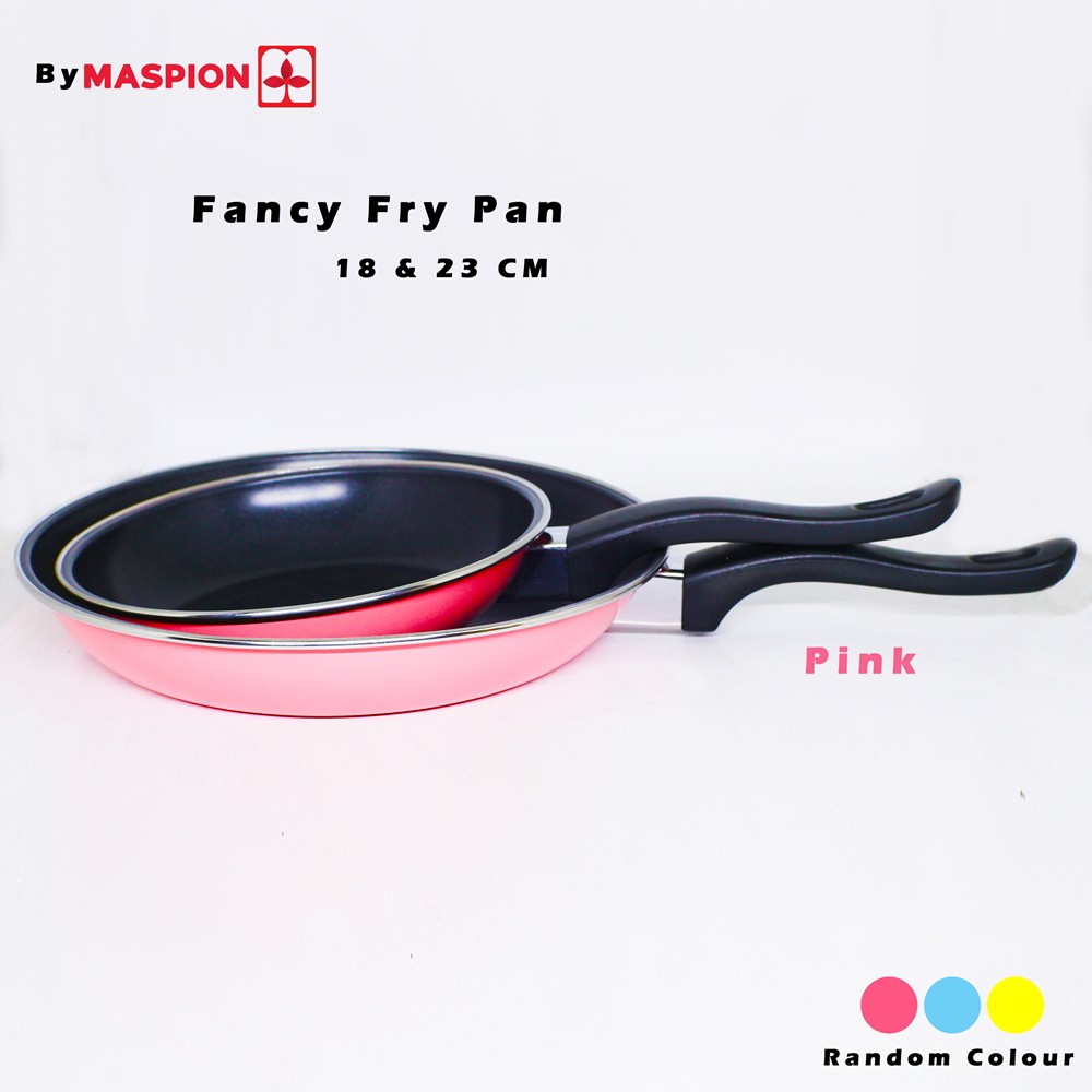 Frypan Warna Maspion Fancy 2 pcs - 18 cm dan 23 cm