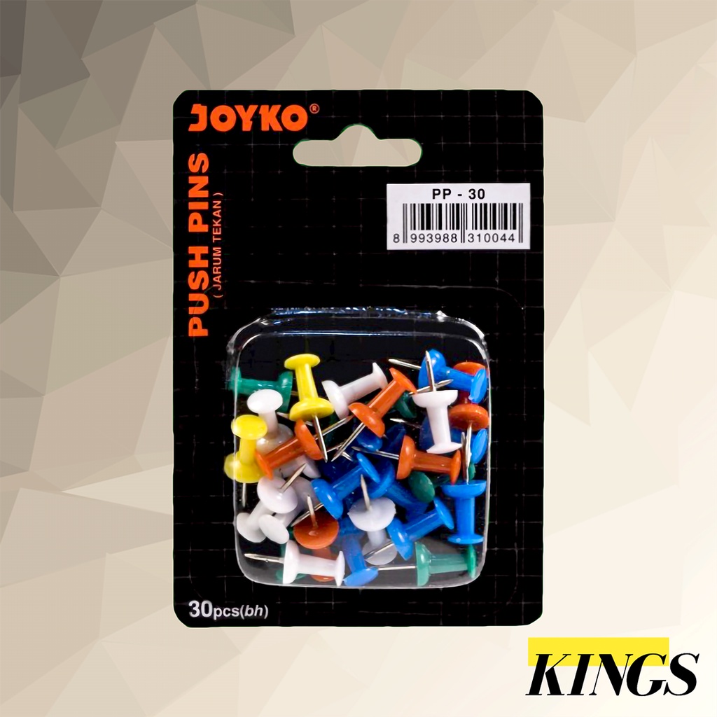 

Joyko Push Pin / Jarum Tekan / Paku Pin PP-30