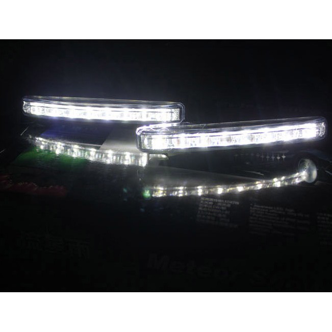 LED Car Driving Daylight Daytime Running LED Head Lamp Lampu DRL White Fog Light