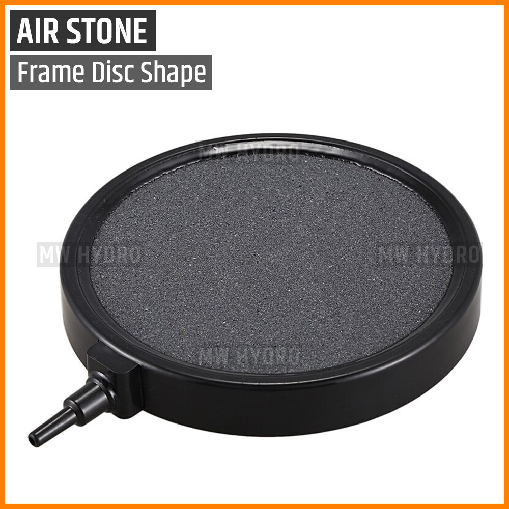 Air Stone / Batu Aerasi Gelembung Udara, Disc / Plate, Frame, 100 mm