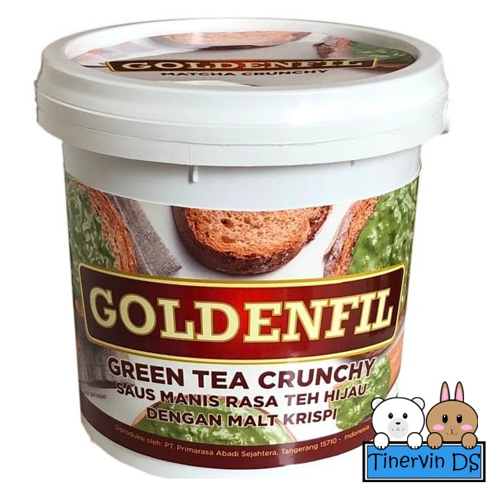

Selai Greentea Crunchy - Goldenfil - 1 kg