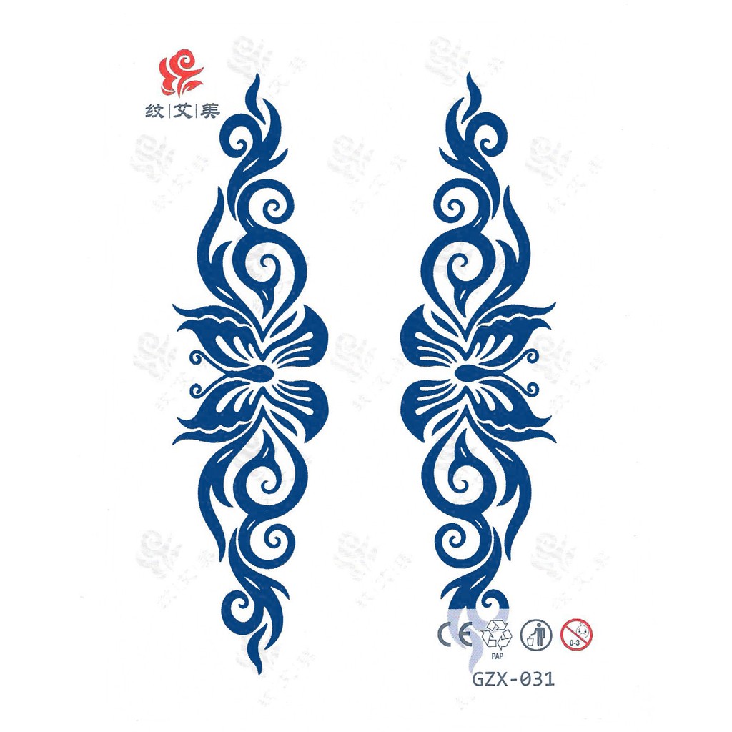 Tato temporer terbaru design kekinian aesthetic