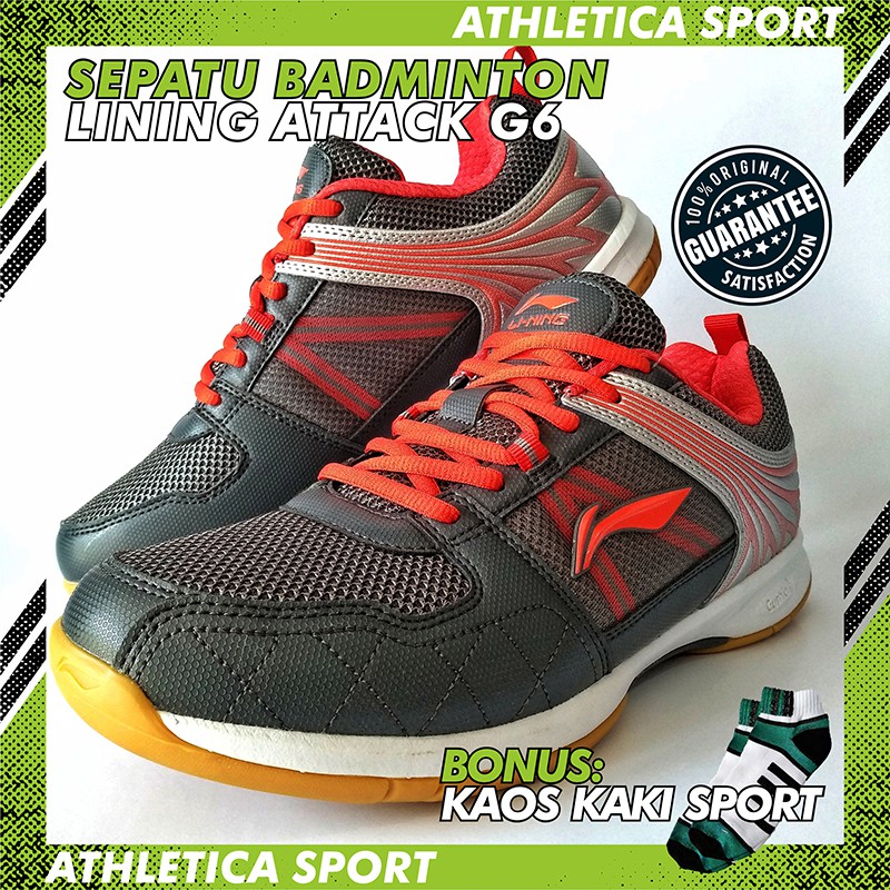 SEPATU BADMINTON LINING ATTACK G6 ORIGINAL