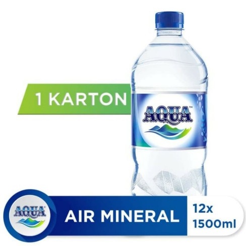 

Air Mineral AQUA 1500ML 1 DUS ISI 12 BOTOL