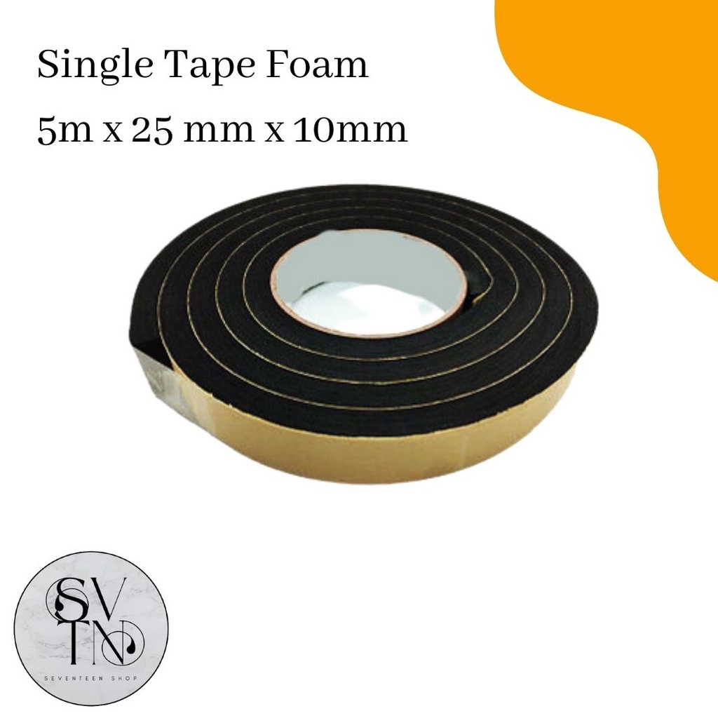 Single Tape Foam - Single Tape Perekat 5m x 25mm x 10mm